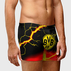 Трусы-боксеры мужские Borussia шторм молнии, цвет: 3D-принт — фото 2