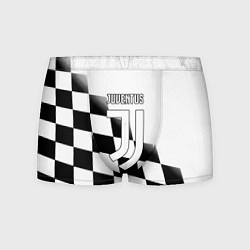 Трусы-боксеры мужские Ювентус клетка краски, цвет: 3D-принт