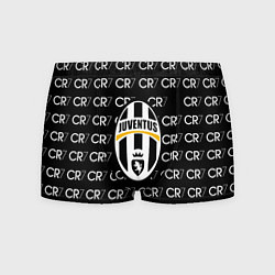 Трусы-боксеры мужские Juventus sport pattern, цвет: 3D-принт