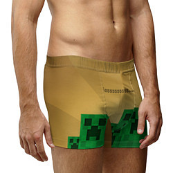 Трусы-боксеры мужские Minecraft Sssss, цвет: 3D-принт — фото 2