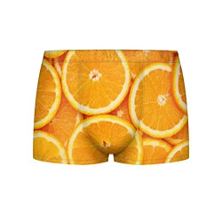Трусы-боксеры мужские Апельсин, цвет: 3D-принт