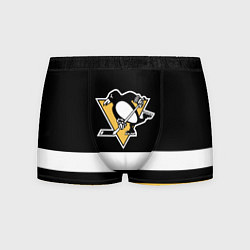 Трусы-боксеры мужские Pittsburgh Penguins: Black, цвет: 3D-принт