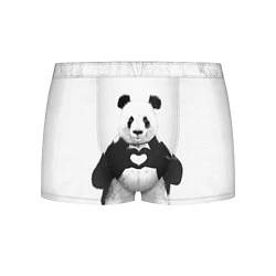 Трусы-боксеры мужские Panda Love, цвет: 3D-принт
