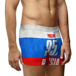 Трусы-боксеры мужские Russia: from 95, цвет: 3D-принт — фото 2