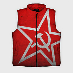 Мужской жилет Флаг СССР: Серп и Молот