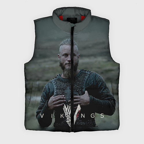Мужской жилет Vikings: Ragnarr Lodbrok / 3D-Красный – фото 1
