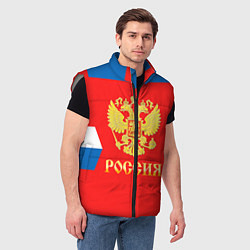 Мужской жилет Сборная РФ: #8 OVECHKIN, цвет: 3D-светло-серый — фото 2