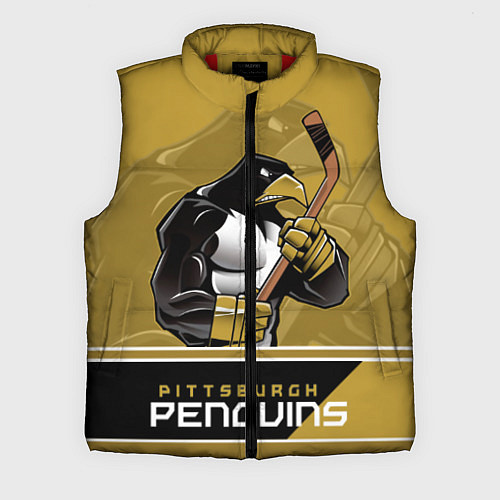 Мужской жилет Pittsburgh Penguins / 3D-Красный – фото 1