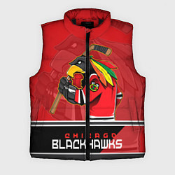 Мужской жилет Chicago Blackhawks, цвет: 3D-черный