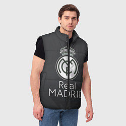 Мужской жилет Real Madrid, цвет: 3D-черный — фото 2