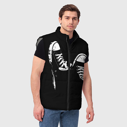 Мужской жилет Кеды / 3D-Светло-серый – фото 3