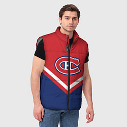 Мужской жилет NHL: Montreal Canadiens, цвет: 3D-светло-серый — фото 2