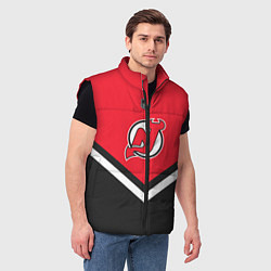 Мужской жилет NHL: New Jersey Devils, цвет: 3D-черный — фото 2