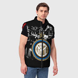 Мужской жилет Интер ФК, цвет: 3D-красный — фото 2