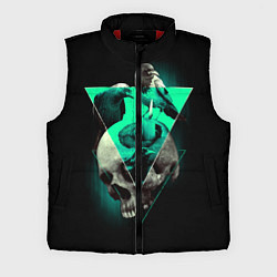 Мужской жилет Череп колдуна, цвет: 3D-красный
