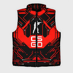 Мужской жилет CS:GO Techno Style, цвет: 3D-красный
