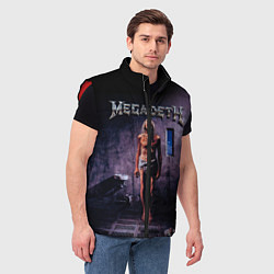 Мужской жилет Megadeth: Madness, цвет: 3D-красный — фото 2