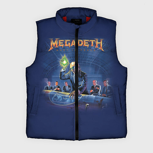 Мужской жилет Megadeth: Rust In Peace / 3D-Красный – фото 1