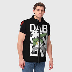 Мужской жилет Panda dab, цвет: 3D-красный — фото 2