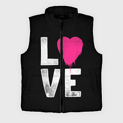 Мужской жилет Love Heart, цвет: 3D-черный