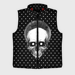 Мужской жилет Подробный череп, цвет: 3D-красный