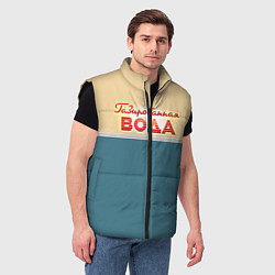 Мужской жилет Газированная вода, цвет: 3D-черный — фото 2