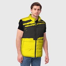 Мужской жилет Чёрно-жёлтый, цвет: 3D-черный — фото 2