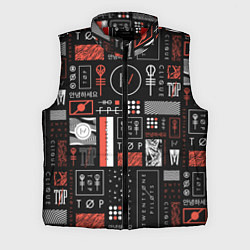 Мужской жилет 21 Pilots: Geometry, цвет: 3D-красный