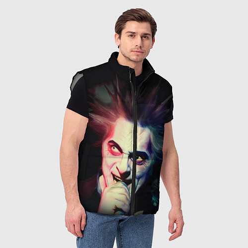 Мужской жилет Король и Шут / 3D-Светло-серый – фото 3