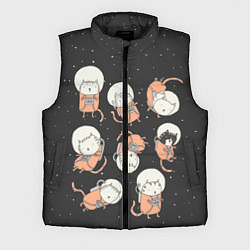 Мужской жилет Космические котики