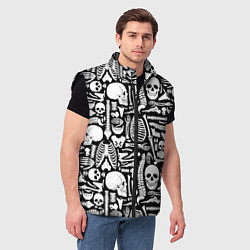 Мужской жилет Кости, цвет: 3D-черный — фото 2
