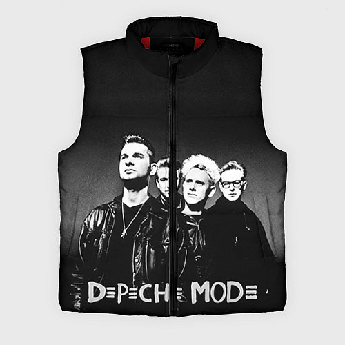 Мужской жилет Depeche Mode: mono / 3D-Красный – фото 1