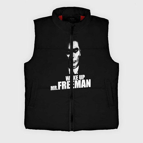 Мужской жилет Wake up Mr. Freeman / 3D-Красный – фото 1