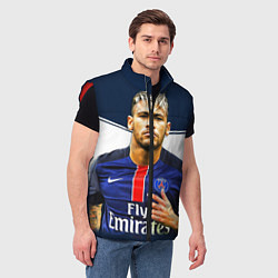 Мужской жилет Neymar: Fly Emirates, цвет: 3D-красный — фото 2