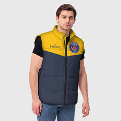 Мужской жилет PSG: Navy Yellow, цвет: 3D-черный — фото 2