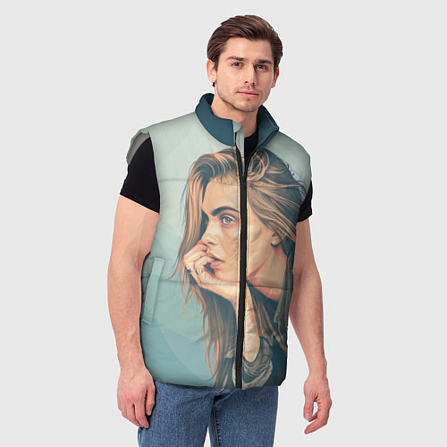 Мужской жилет Cara Delevingne 3 / 3D-Светло-серый – фото 3