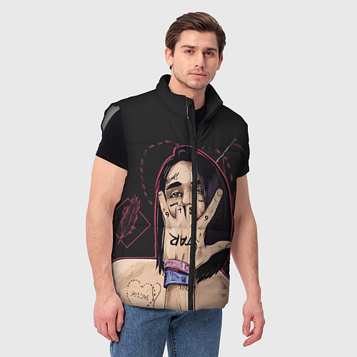 Мужской жилет Face Star / 3D-Светло-серый – фото 3