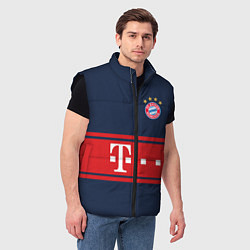 Мужской жилет ФК Бавария: Гостевая 17/18, цвет: 3D-черный — фото 2