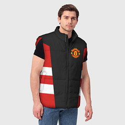 Мужской жилет Man UTD FC: Vintage 2018, цвет: 3D-красный — фото 2