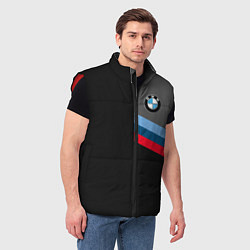 Мужской жилет BMW БМВ, цвет: 3D-красный — фото 2