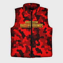 Мужской жилет PUBG: Red Mozaic, цвет: 3D-черный