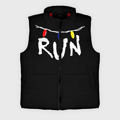 Мужской жилет Stranger Things RUN / 3D-Красный – фото 1