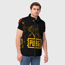 Мужской жилет PUBG: Black Soldier, цвет: 3D-красный — фото 2
