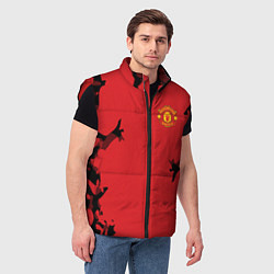 Мужской жилет FC Manchester United: Red Original, цвет: 3D-красный — фото 2