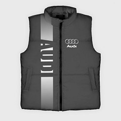 Мужской жилет Audi: Grey Sport, цвет: 3D-черный