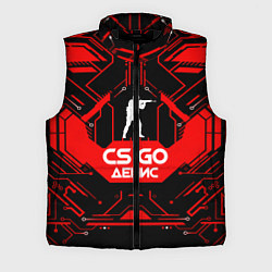 Мужской жилет CS:GO - Денис, цвет: 3D-черный