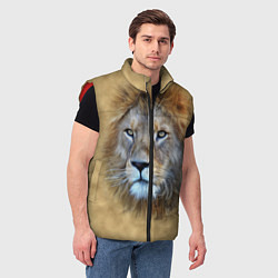 Мужской жилет Песчаный лев, цвет: 3D-красный — фото 2