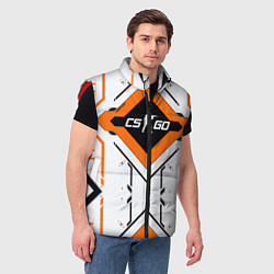 Мужской жилет CS:GO Techno Asiimov, цвет: 3D-красный — фото 2