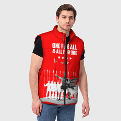 Мужской жилет One for all & all for one, цвет: 3D-черный — фото 2