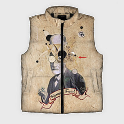 Мужской жилет Зигмунд Фрейд, цвет: 3D-черный